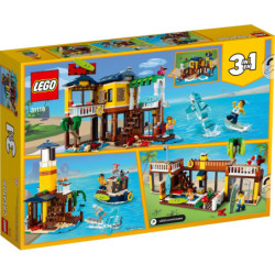 LEGO® Creator 3-in-1,Retired Surfer Beach House (31118) | Sunland Bricks NZ