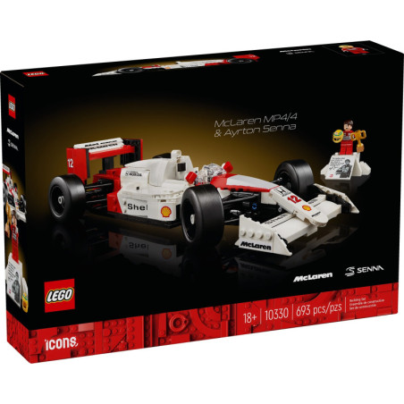 LEGO® Icons McLaren MP4/4 & Ayrton Senna (10330) | Sunland Bricks NZ