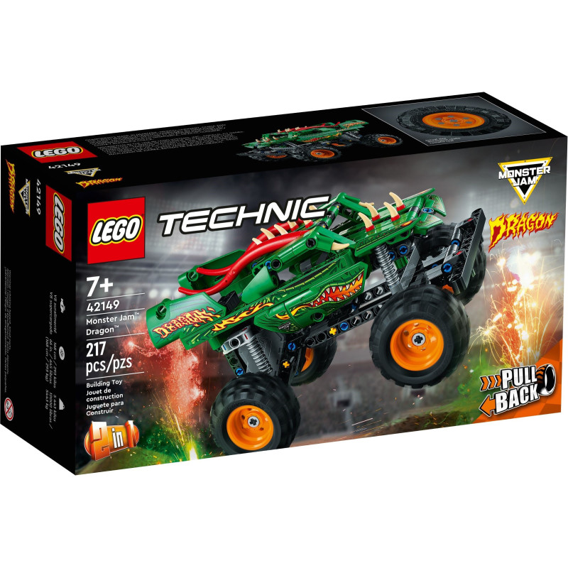LEGO® Technic Monster Jam Dragon (42149) | Sunland Bricks NZ