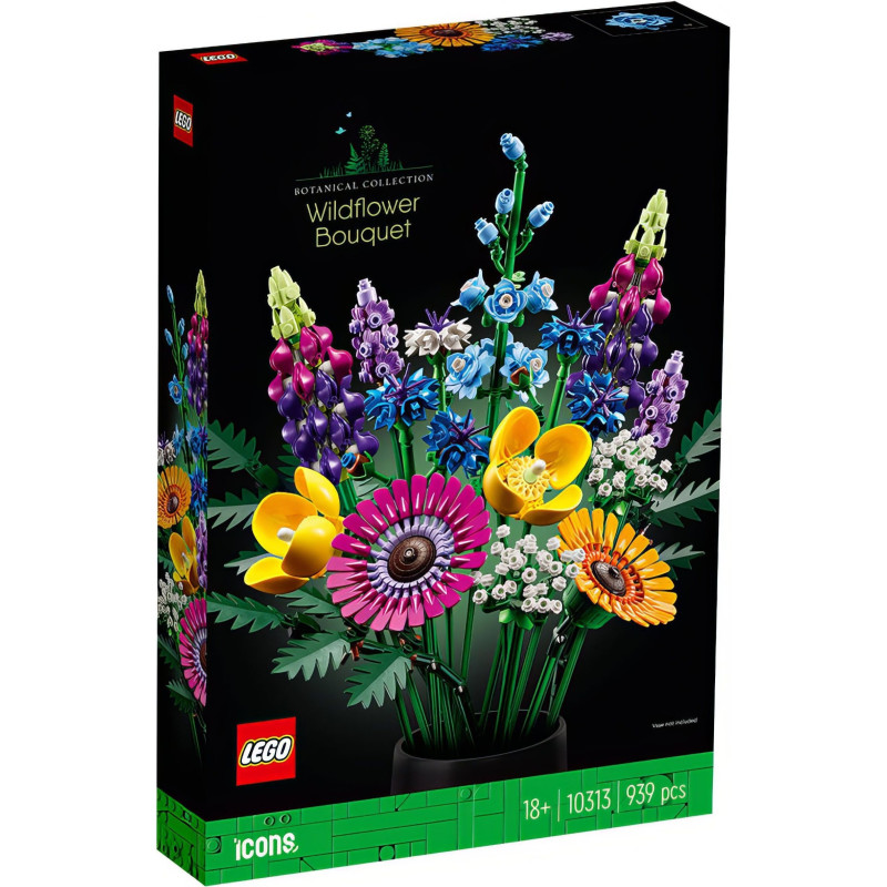 LEGO® Botanical Collection Wild Flower Bouquet (10313) | Sunland Bricks NZ