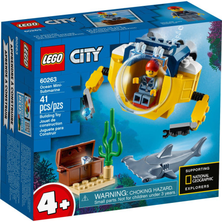 LEGO® City Ocean Mini-Submarine (60263) | Sunland Bricks NZ
